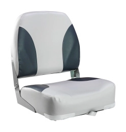 Кресло мягкое складное Classic, обивка винил, цвет серый/черный (75102GC-MR)